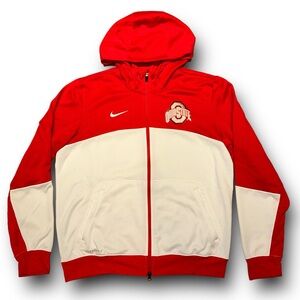 Men’s Nike Ohio State Buckeyes Therma-Fit Elite Basketball Full-Zip Jacket
